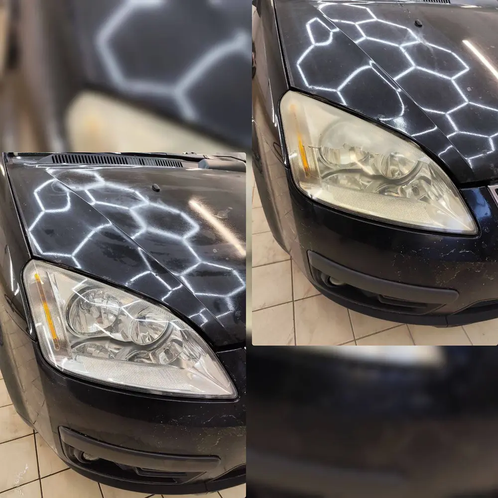Ford Focus чёрный фары