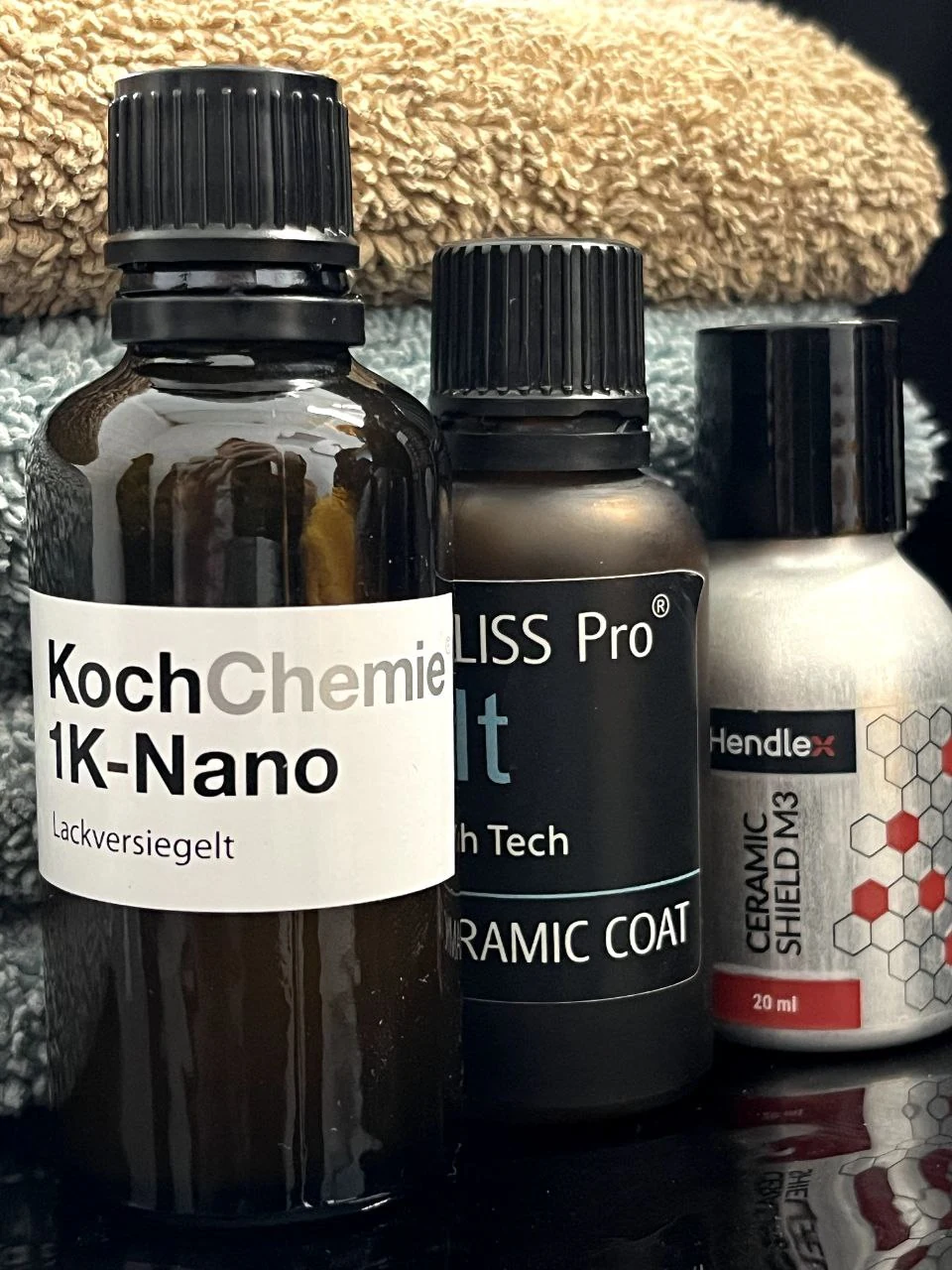 KochChemie 1K-Nano, Gliss Pro, Hendlex